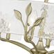 Calla 6 Light 27.75 inch White Gold Chandelier Ceiling Light